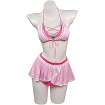 Amazon.co.jp: [Sanjucos] ピーチ姫 コスプレ 水着 コスプレ衣装